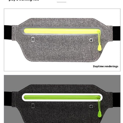 Unisex Running Belt Waist Pack, Sports & Exercise Waist Bag, Fanny Pack with Large Pockets