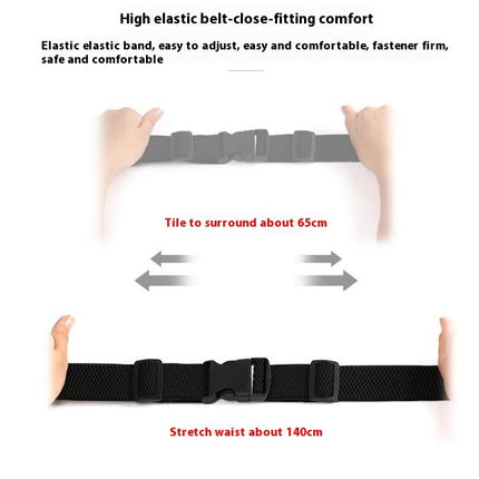 Unisex Running Belt Waist Pack, Sports & Exercise Waist Bag, Fanny Pack with Large Pockets