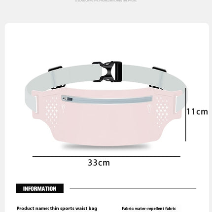 Running Belt Waist Packs,Light Waist Pouch Workout Belt Sport Waist Pack for Women Men,Adjustable Waist Bag