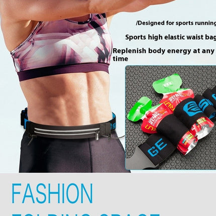 Running Belt Fanny Pack, Reflective Belt Bag for Women Men Water Resistant Waist Bag for Sport