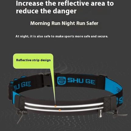 Running Belt Fanny Pack, Reflective Belt Bag for Women Men Water Resistant Waist Bag for Sport