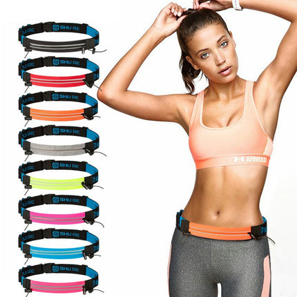 Running Belt Fanny Pack, Reflective Belt Bag for Women Men Water Resistant Waist Bag for Sport