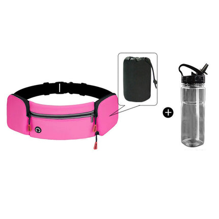 Waist Bag Fanny Pack with Water Bottle Holder for Men Women Waist Packs For Outdoors Sport Running