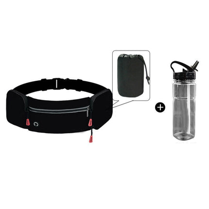 Waist Bag Fanny Pack with Water Bottle Holder for Men Women Waist Packs For Outdoors Sport Running