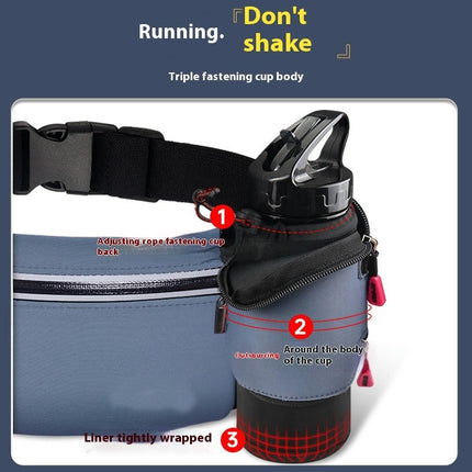 Waist Bag Fanny Pack with Water Bottle Holder for Men Women Waist Packs For Outdoors Sport Running
