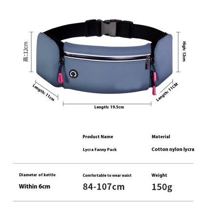 Waist Bag Fanny Pack with Water Bottle Holder for Men Women Waist Packs For Outdoors Sport Running