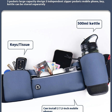 Waist Bag Fanny Pack with Water Bottle Holder for Men Women Waist Packs For Outdoors Sport Running