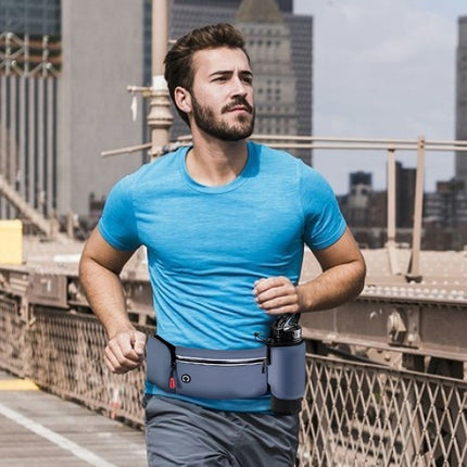 Waist Bag Fanny Pack with Water Bottle Holder for Men Women Waist Packs For Outdoors Sport Running