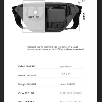 Waist Bags Crossbody Fanny Pack for Women Men,Everywhere Belt Bag for Travel Outdoors Running Hiking