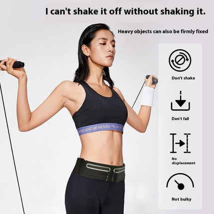 Running Belt Waist Bag,Waterproof Reflective Fanny Pack,Adjustable Waist Bag for Women Men