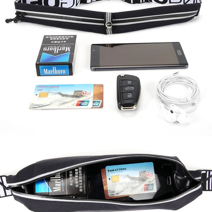 Running Fanny Pack Belt for Women Men Waterproof Runners Fanny Pack Adjustable Sport Waist Bag