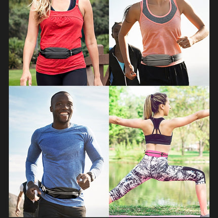 Running Fanny Pack Belt for Women Men Waterproof Runners Fanny Pack Adjustable Sport Waist Bag