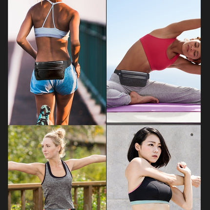 Running Belt Waist Pack Waterproof Fanny Pack for Outdoors Sport-Adjustable Waist Bag for All Phones
