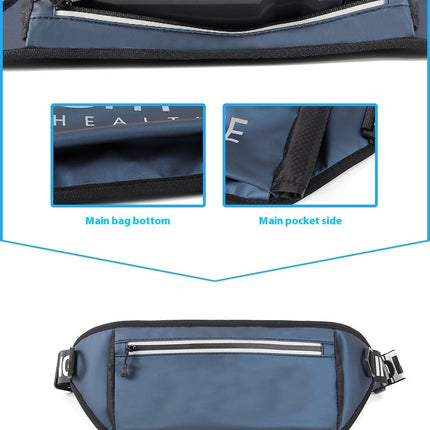 Running Waist Pack, Waterproof Sports Bag Adjustable Fanny Pack for Men Women Hiking And Outdoor