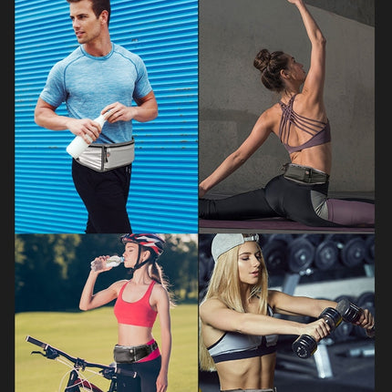 Running Belt Waist Pack, Water Resistant Sports Fanny Pack for Women Men, Belt Bag with Adjustable Waist Strap