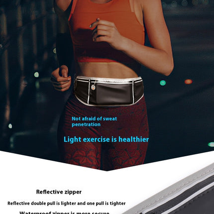 Running Belt Waist Pack, Water Resistant Sports Fanny Pack for Women Men, Belt Bag with Adjustable Waist Strap