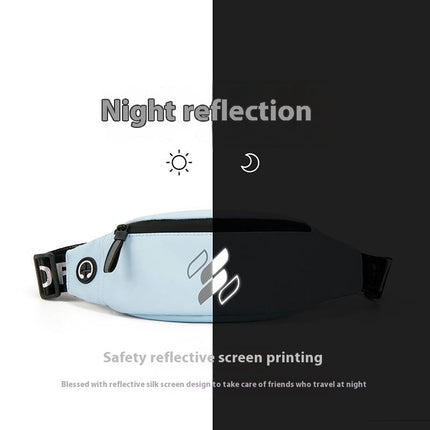 Running Waist Bag for Phone Light Sports Fanny Pack for Women Men, Zipper Waterproof Waist Pack