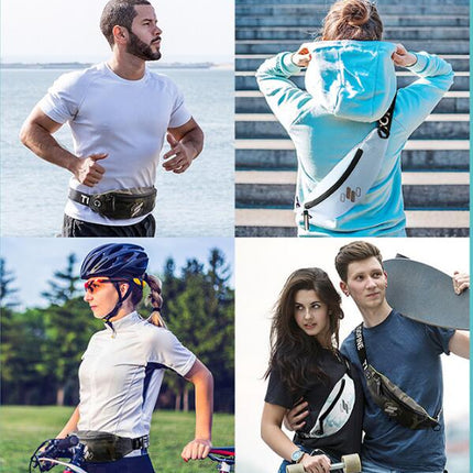 Running Waist Bag for Phone Light Sports Fanny Pack for Women Men, Zipper Waterproof Waist Pack
