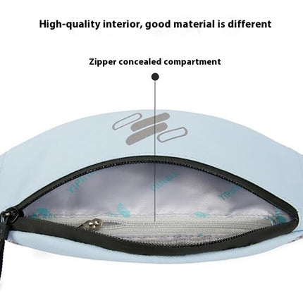 Running Waist Bag for Phone Light Sports Fanny Pack for Women Men, Zipper Waterproof Waist Pack
