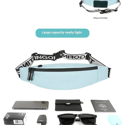 Waist Bag for Men Women Small Fanny Pack Bum Bag Waterproof Pocket Sport Running Hiking Travel