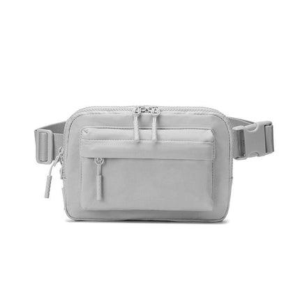 Waterproof Nylon Outdoor Sports Waist Bag Crossbody Bags for Men Women Adjustable Fanny Pack with Large Pockets