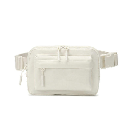Waterproof Nylon Outdoor Sports Waist Bag Crossbody Bags for Men Women Adjustable Fanny Pack with Large Pockets
