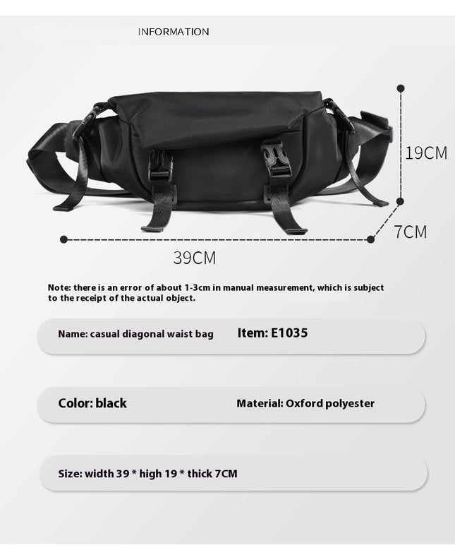 Outdoor Hiking Bag Fanny Packs Running Belt Waterproof Waist Pack Lightweight Chest Bags for Walking Workout