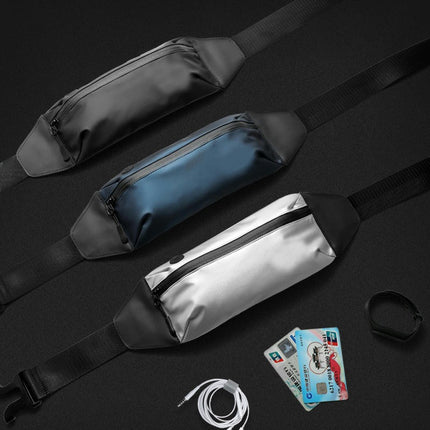 Running Belt Waist Pack, Sports Runner Bag Pouch Adjustable Fanny Pack Workout Waist Bag for Men Women Hiking