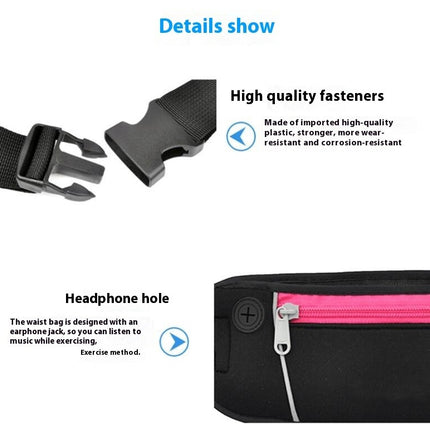 Running Belt for Women Waterproof Light Waist Bag Adjustable Fanny Pack for Workout Sports