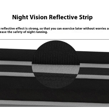Running Belt Waist Bag with 2 Pockets,Adjustable Waist Belt Bag for Women/Men,Light Adult Fanny Pack
