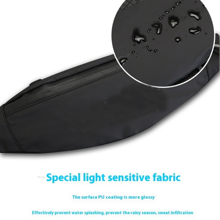Running Fanny Pack Light Waist Bag for Women Men Zipper Waterproof Outdoor Sports Waist Pack