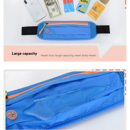 Waist Bag Sports Waist Pack Fanny Pack Waterproof Adjustable Zipper Pockets for Running Outdoor Man Woman