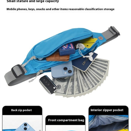 Waterproof Running Belt Bag Waist Pack,Sport Fanny Pack for Men Women,Runners Phone Holder for Workout