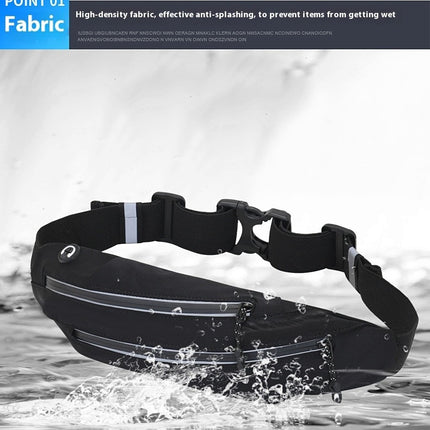 Running Belt Fanny Pack Water Resistant Workout Waist Pack for Men Women,Outdoors Adjustable Running Pouch