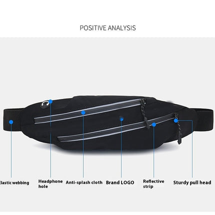 Running Belt Fanny Pack Water Resistant Workout Waist Pack for Men Women,Outdoors Adjustable Running Pouch