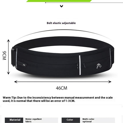 Zippered Waist Bag for Men Women Sports Running Belt Outdoor Sports Waist Pack Workout Belt Fanny Pack