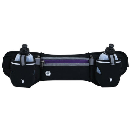 Running Belt Bag with Water Bottle,Waterproof Fanny Pack for Women Men Waist Bag Sports Waist Pack Phone Bag