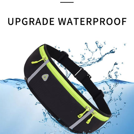 Running Belt Bag with Water Bottle,Waterproof Fanny Pack for Women Men Waist Bag Sports Waist Pack Phone Bag-A