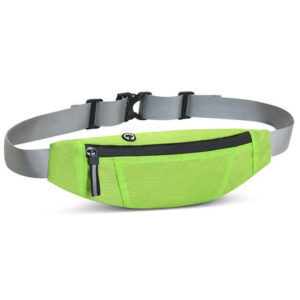 Zipper Fanny Pack Waterproof Waist Bag for Men Women Running Waist Packs for Sport , Adjustable Strap