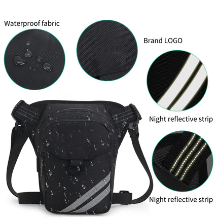 Waist Pack Motorcycle Drop Leg Bag for Men Women Thigh Fanny Belt Bag For Outdoor Sports