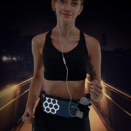 Running Belt with Water Bottle Waist Belt Bag for Women/Men,Adult Fanny Pack For Outdoor Sports
