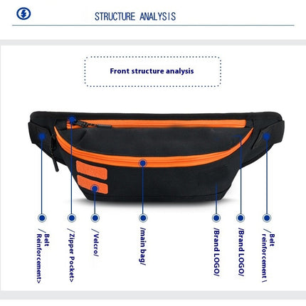 Waterproof Running Waist Bag,Outdoor Sport Fanny Pack Running for Men Women,Phone Holder Waist Pack