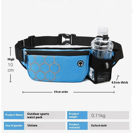 Outdoors Waist Bag with Adjustable Straps for Men and Women Running Hiking Climbing Waist Pack