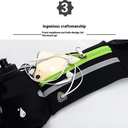 Outdoor Sports Water Bottle Waist Bag Fanny Pack for Workout Running Waist Bag for Women Men