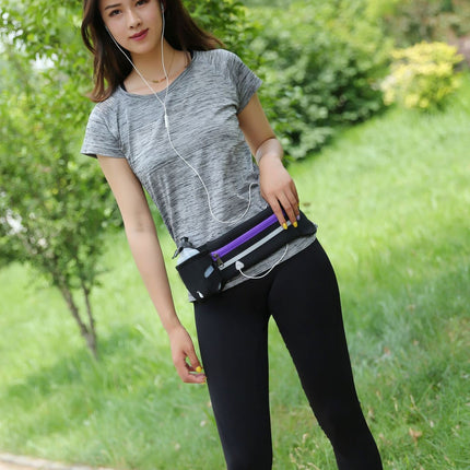 Outdoor Sports Water Bottle Waist Bag Fanny Pack for Workout Running Waist Bag for Women Men