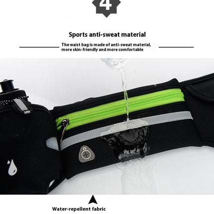 Outdoor Sports Water Bottle Waist Bag Fanny Pack for Workout Running Waist Bag for Women Men