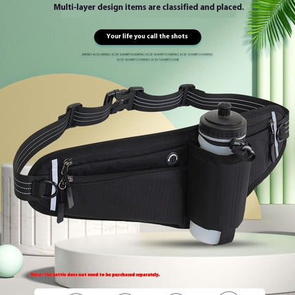 Water Bottle Waist Bag Hiking Waist Bag Fanny Pack for Men Women Outdoor Sports Workout Belt