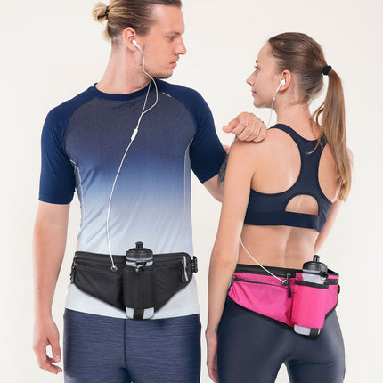 Water Bottle Waist Bag Hiking Waist Bag Fanny Pack for Men Women Outdoor Sports Workout Belt