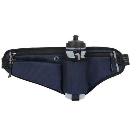 Water Bottle Waist Bag Hiking Waist Bag Fanny Pack for Men Women Outdoor Sports Workout Belt