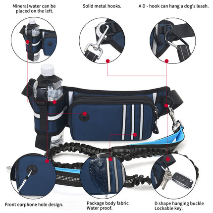 Waist Bag with Adjustable Straps for Men and Women,Running Fanny Pack For Outdoors Workout Dog Walking